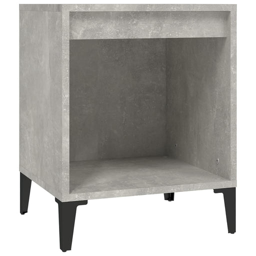 Nachtkastje 40x35x50 cm betongrijs