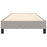 Boxspringframe stof lichtgrijs 80x200 cm