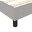 Boxspringframe stof lichtgrijs 90x200 cm