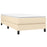 Boxspringframe stof crème 100x200 cm