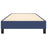 Boxspring Bedframe Blauw 100x200 cm Stof