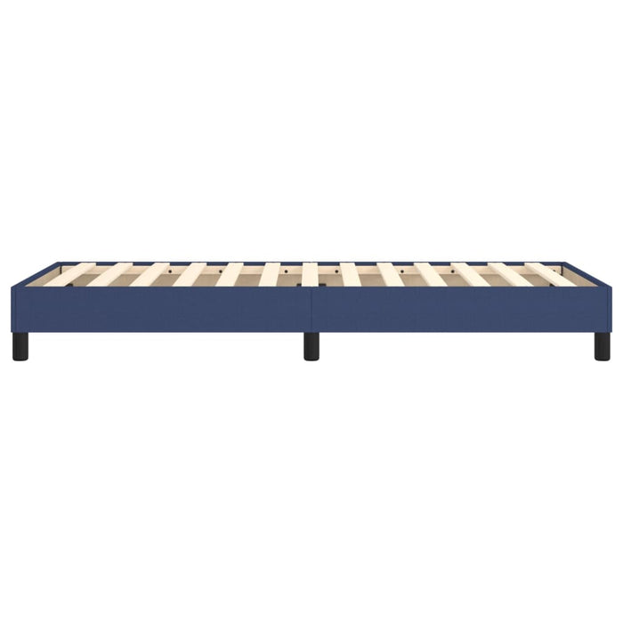 Boxspring Bedframe Blauw 100x200 cm Stof