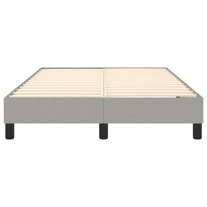 Boxspringframe stof lichtgrijs 120x200 cm