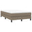 Boxspringframe stof taupe 120x200 cm