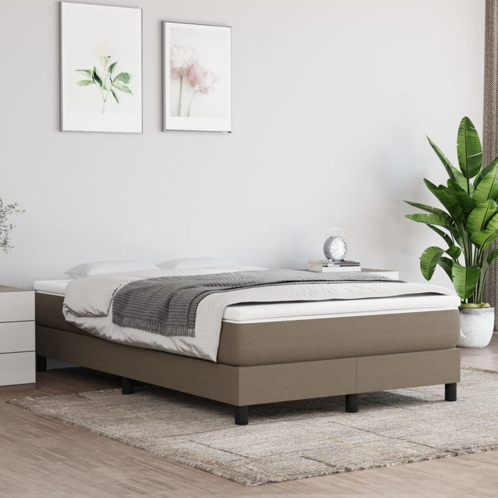 Boxspringframe stof taupe 120x200 cm