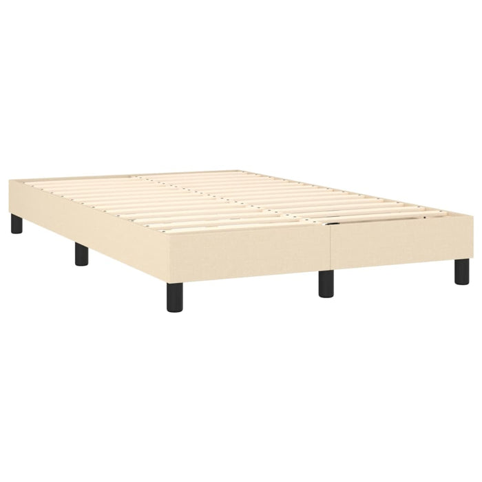 Boxspringframe stof crèmekleurig 120x200 cm