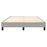 Boxspringframe stof lichtgrijs 140x190 cm