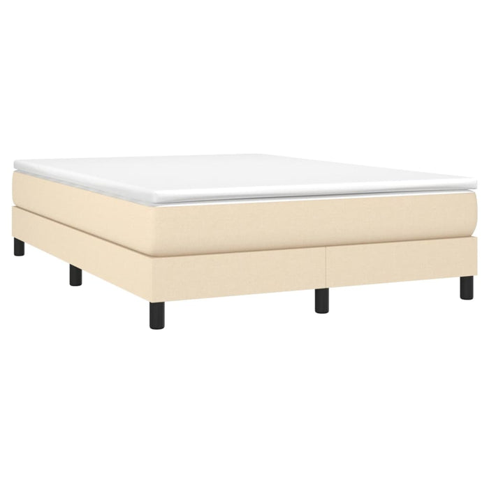 Boxspringframe stof crèmekleurig 140x200 cm