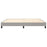 Boxspringframe stof lichtgrijs 200x200 cm