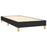 Boxspringframe stof zwart 80x200 cm