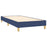 Boxspring Bedframe Blauw 100x200 cm Stof