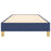 Boxspring Bedframe Blauw 100x200 cm Stof