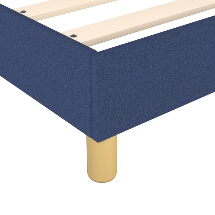 Boxspring Bedframe Blauw 100x200 cm Stof