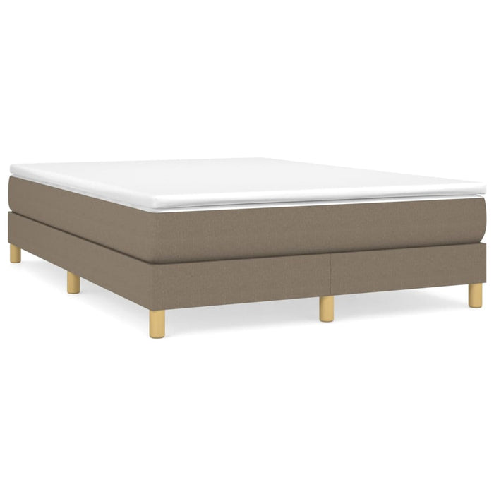 Boxspringframe stof taupe 140x200 cm