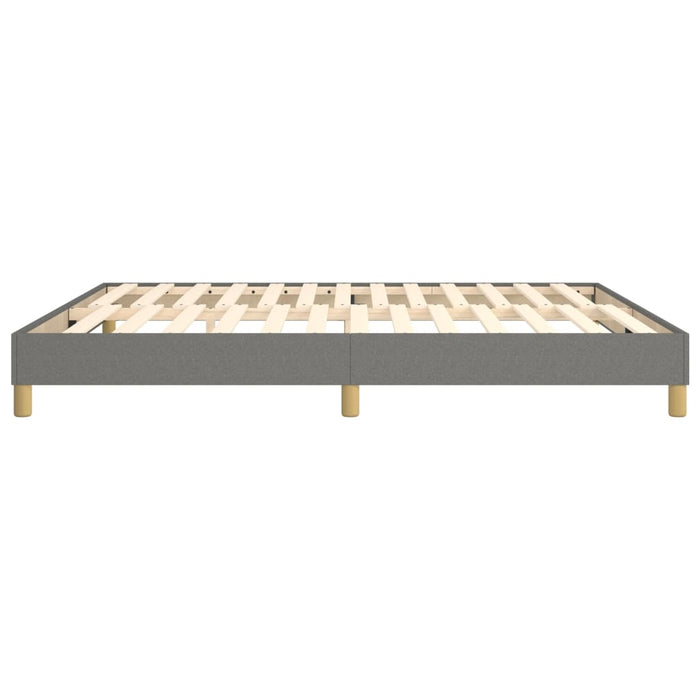 Boxspringframe stof donkergrijs 160x200 cm