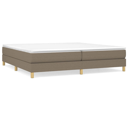 Boxspringframe stof taupe 200x200 cm