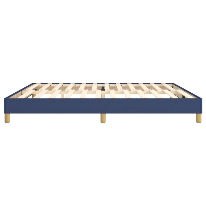 Boxspringframe stof blauw 200x200 cm