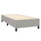 Boxspringframe stof lichtgrijs 80x200 cm