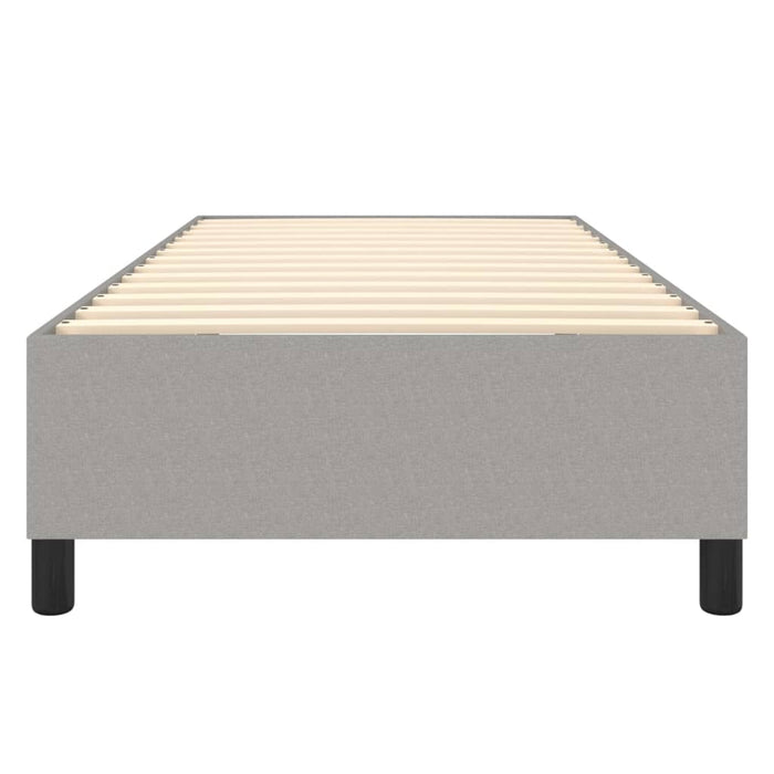 Boxspringframe stof lichtgrijs 80x200 cm