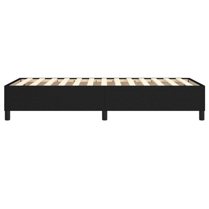 Boxspringframe stof zwart 80x200 cm