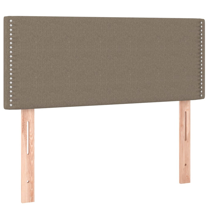 Hoofdbord LED 90x5x78/88 cm stof taupe