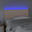 Hoofdbord LED 100x5x78/88 cm kunstleer cappuccinokleurig