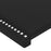 Hoofdbord LED 144x5x78/88 cm kunstleer zwart