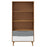 Boekenkast MOLDE 85x35x170,5 cm massief grenenhout bruin