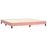 Boxspring met matras fluweel roze 200x200 cm