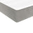 Boxspring met matras fluweel lichtgrijs 200x200 cm