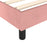 Boxspring met matras fluweel roze 200x200 cm