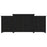 Dressoir 164x37x68 cm massief grenenhout zwart