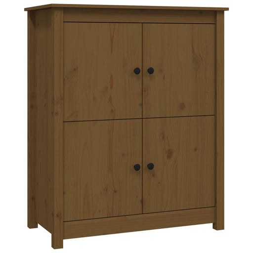 Dressoir 83x41,5x100 cm massief grenenhout honingbruin