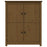 Dressoir 83x41,5x100 cm massief grenenhout honingbruin