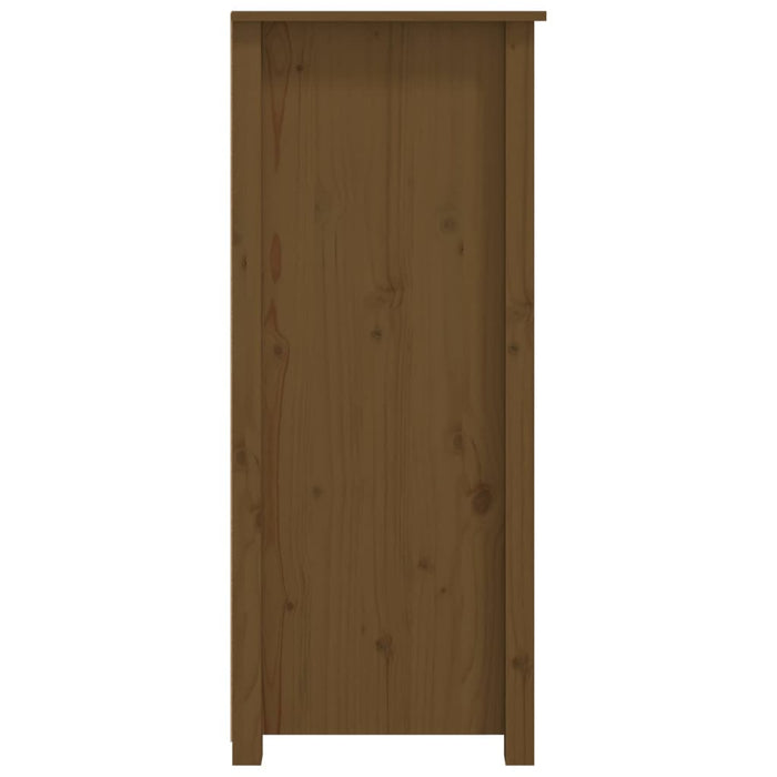 Dressoir 83x41,5x100 cm massief grenenhout honingbruin