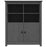 Dressoir 83x41,5x100 cm massief grenenhout grijs