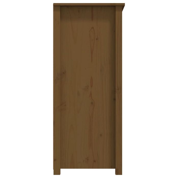 Dressoir 83x41,5x100 cm massief grenenhout honingbruin