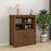 Dressoir 83x41,5x100 cm massief grenenhout honingbruin