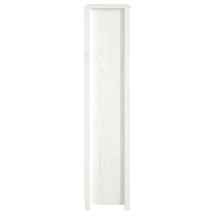 Boekenkast 50x35x154 cm massief grenenhout wit