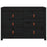 Dressoir 100x40x72 cm massief grenenhout zwart