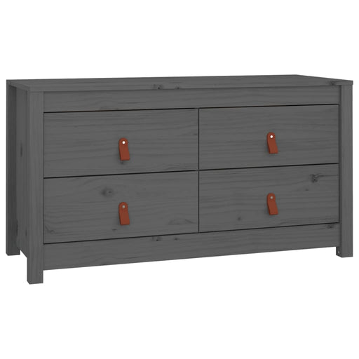 Dressoir 100x40x54 cm massief grenenhout grijs