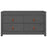 Dressoir 100x40x54 cm massief grenenhout grijs