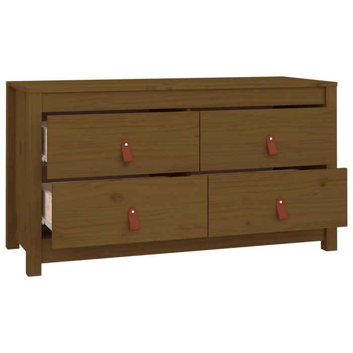 Dressoir 100x40x54 cm massief grenenhout honingbruin