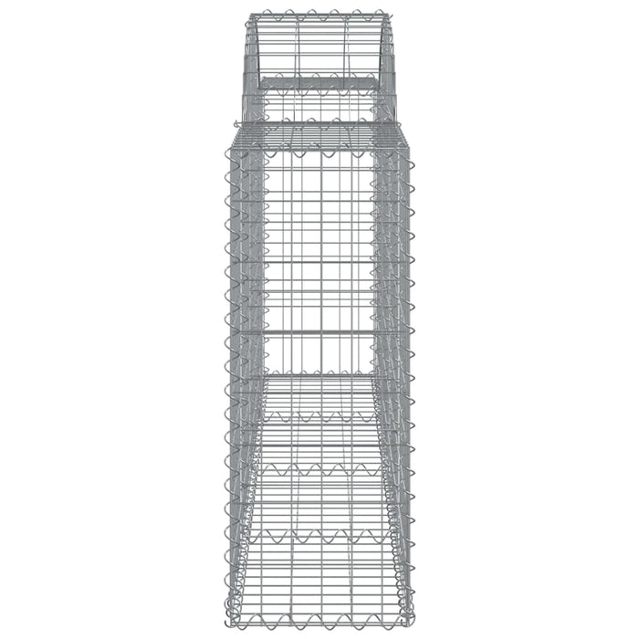 Schanskorven 18 st gewelfd 200x30x80/100 cm ijzer