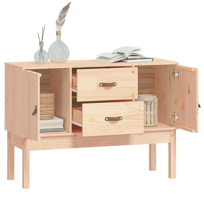 Dressoir 110x40x78 cm massief grenenhout