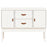 Dressoir 110x40x78 cm massief grenenhout wit