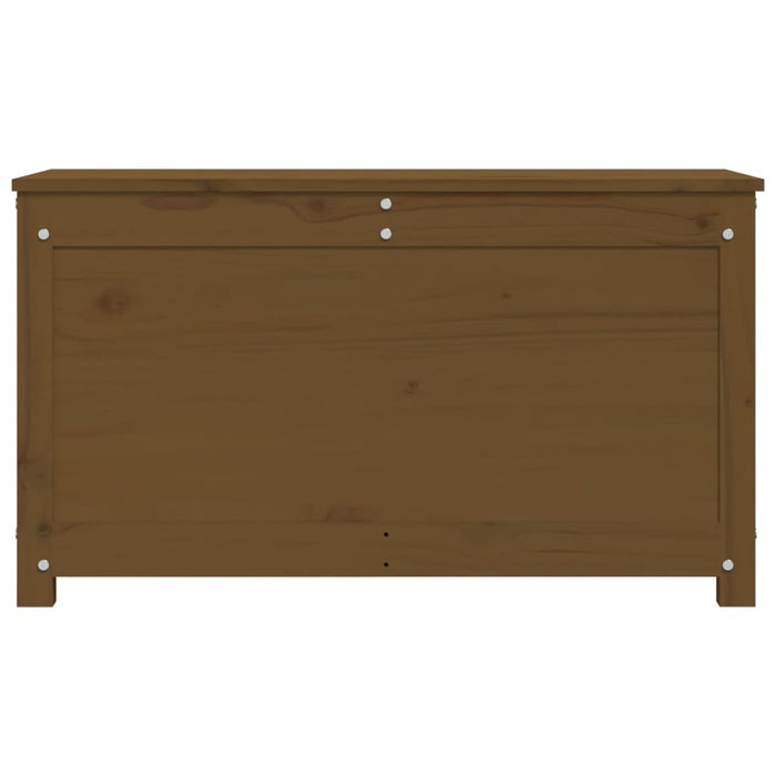 Opbergbox honingbruin 80x40x45,5 cm massief grenenhout