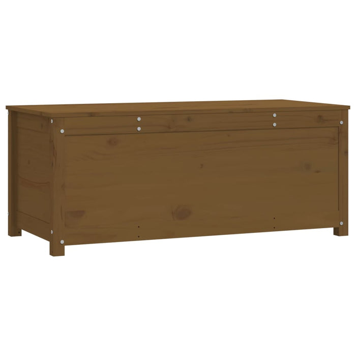 Opbergbox honingbruin 110x50x45,5 cm massief grenenhout