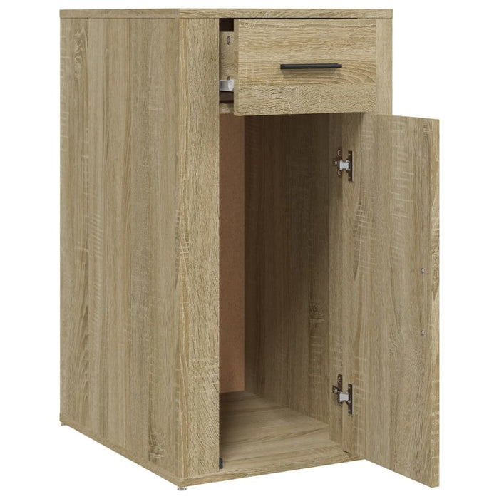 Bureaukastje 40x49x75 cm bewerkt hout sonoma eikenkleurig