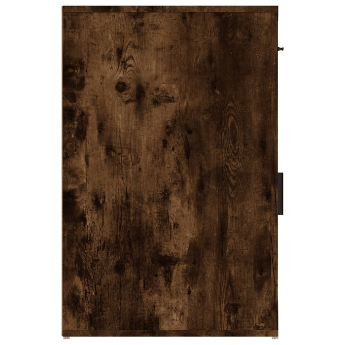 Bureaukastje 40x49x75 cm bewerkt hout gerookt eikenkleurig